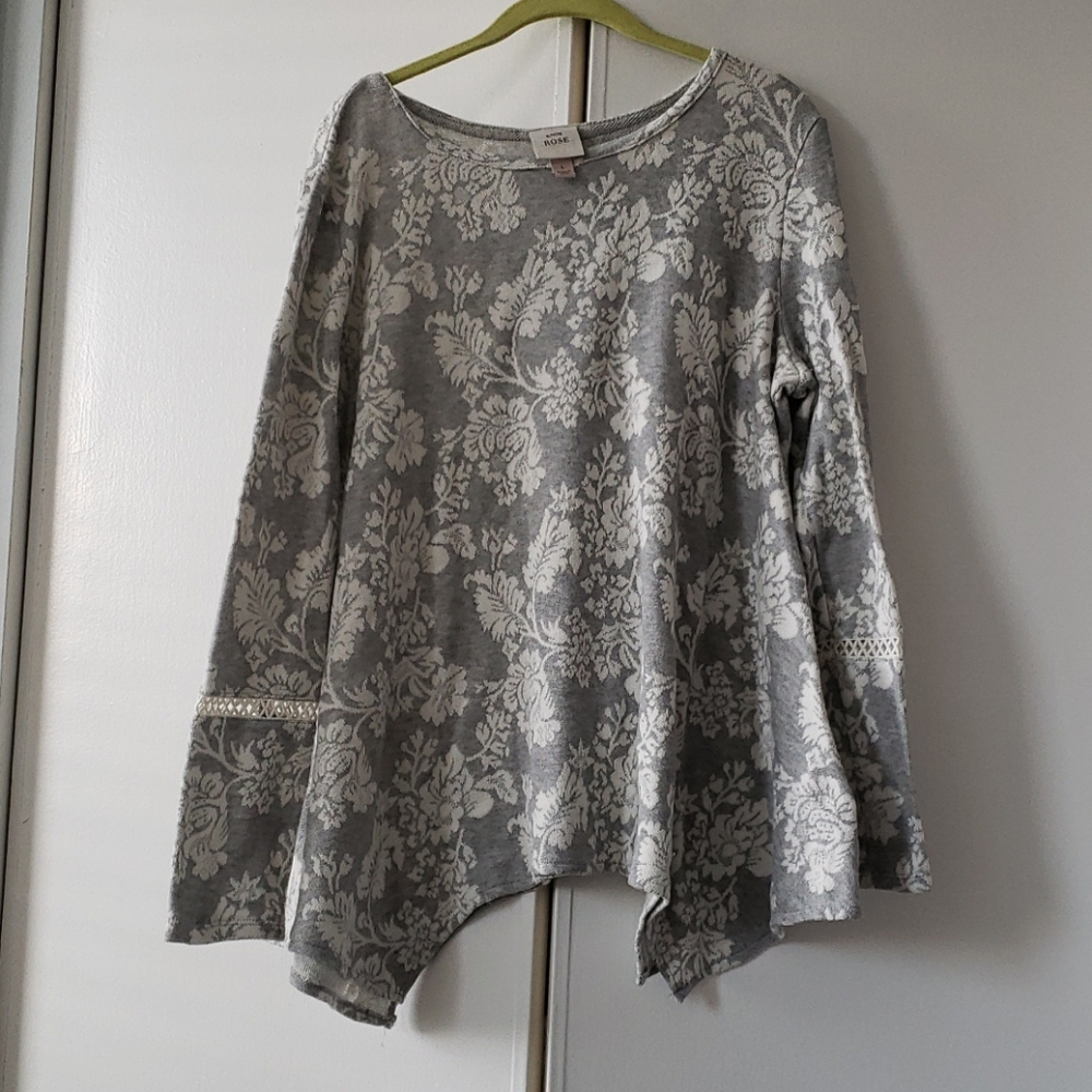 Knox Rose Asymmetrical Sweater